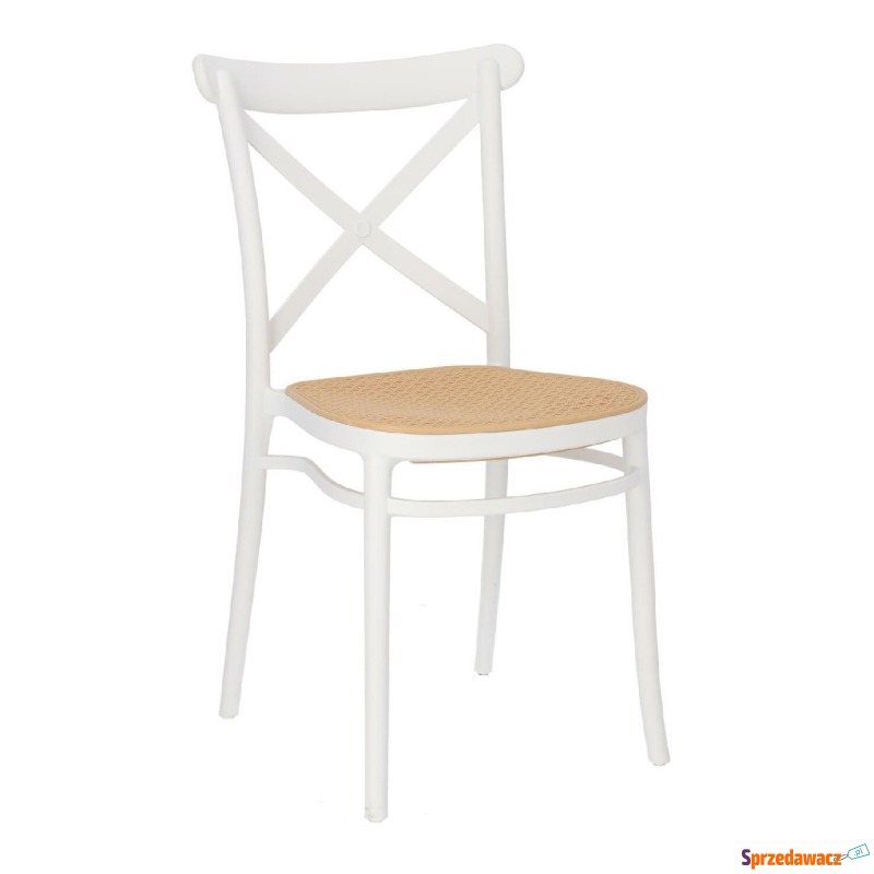Krzesło Moreno białe - Krzesła kuchenne - Głogów