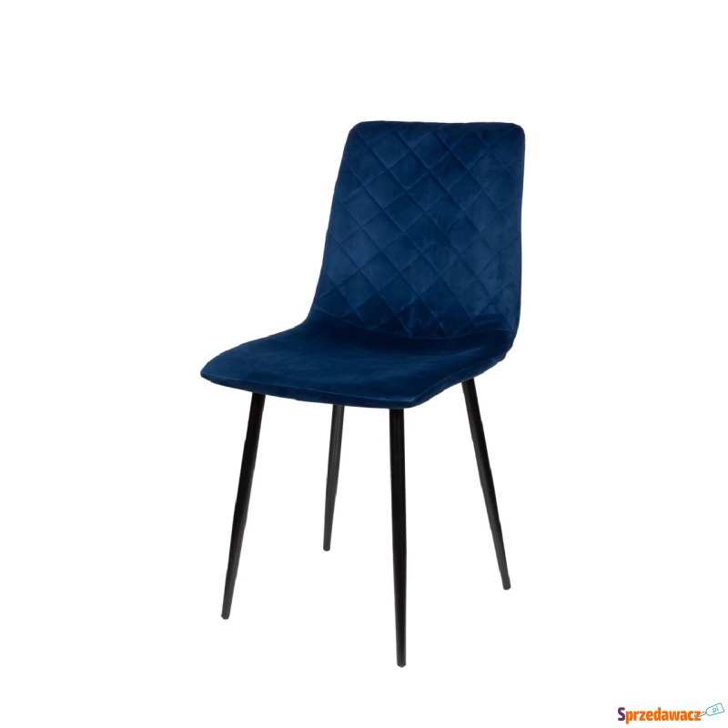 Krzesło tapicerowane Lava ciemny niebieski - Krzesła kuchenne - Szczecin