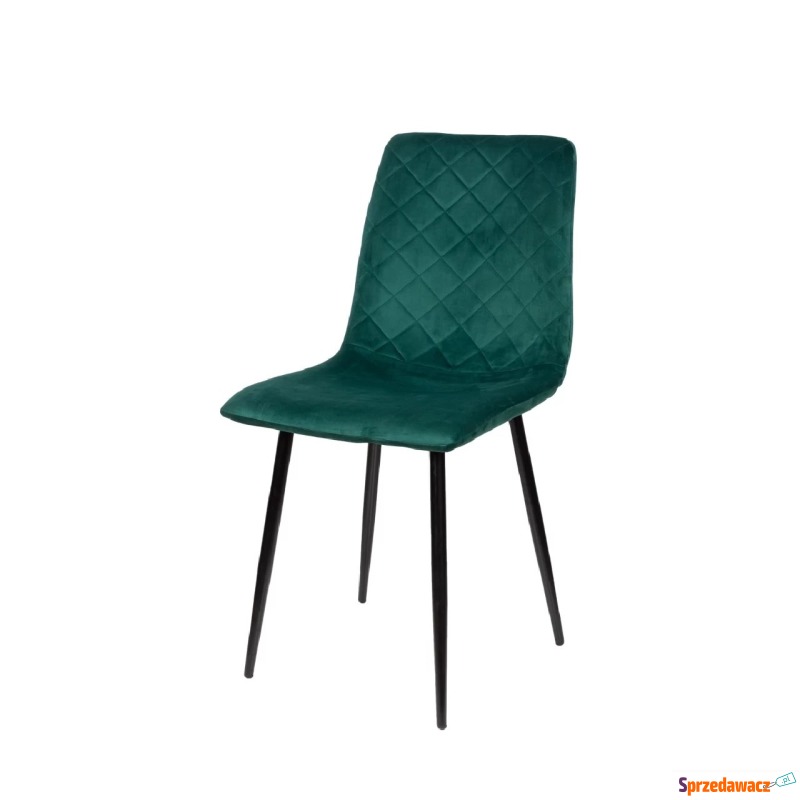 Krzesło tapicerowane Lava ciemny zielony - Krzesła kuchenne - Katowice