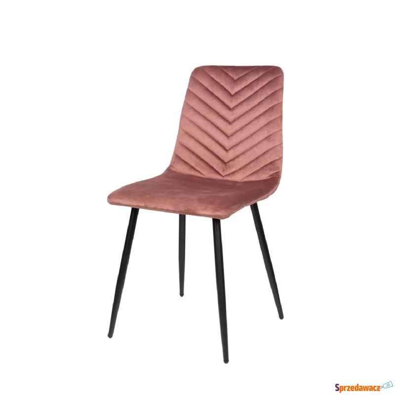 Krzesło tapicerowane Lava 3 różowe - Krzesła kuchenne - Głogów