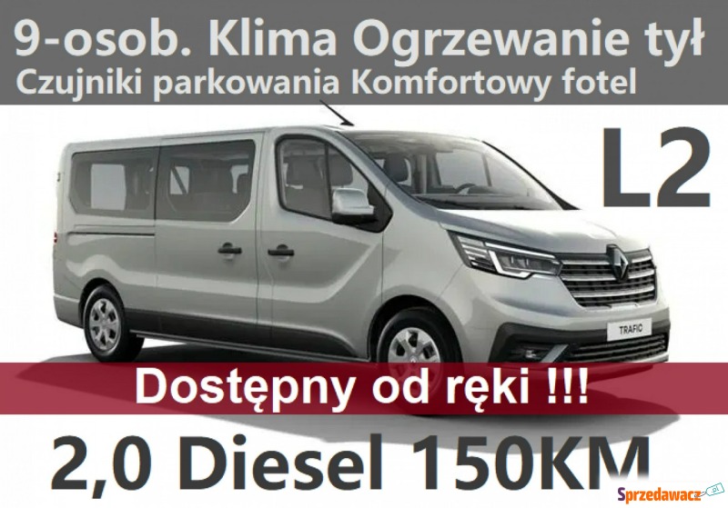 Renault Trafic  Minivan/Van 2023,  2.0 diesel - Na sprzedaż za 184 973 zł - Szczecinek
