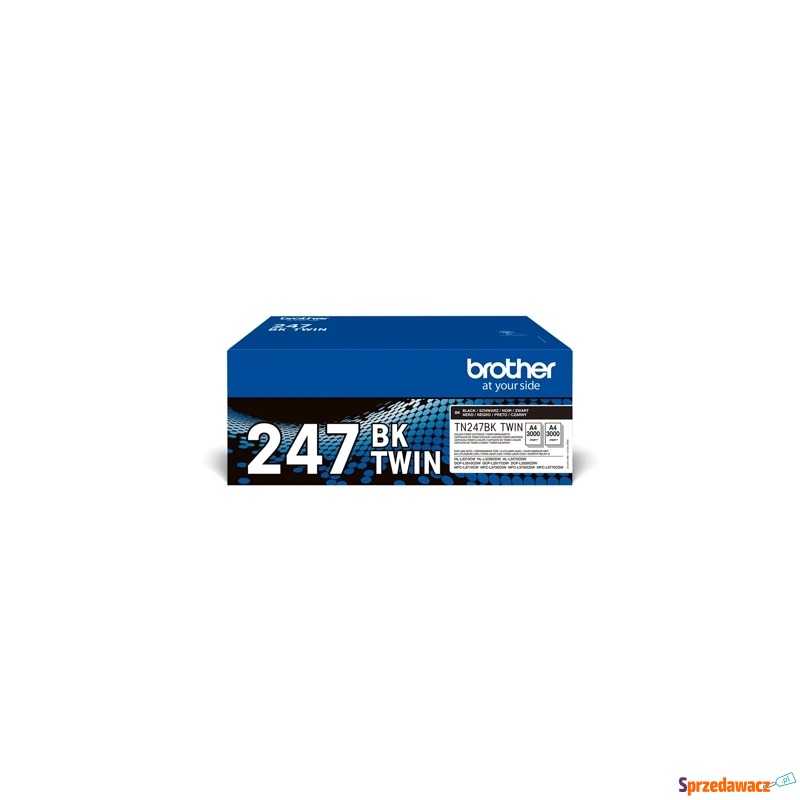 Tonery Oryginalne Brother TN-247BK TWIN (TN24... - Tusze, tonery - Toruń