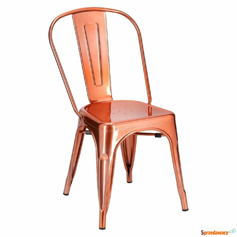 Krzesło Paris miedziane insp. Tolix - Krzesła kuchenne - Gliwice
