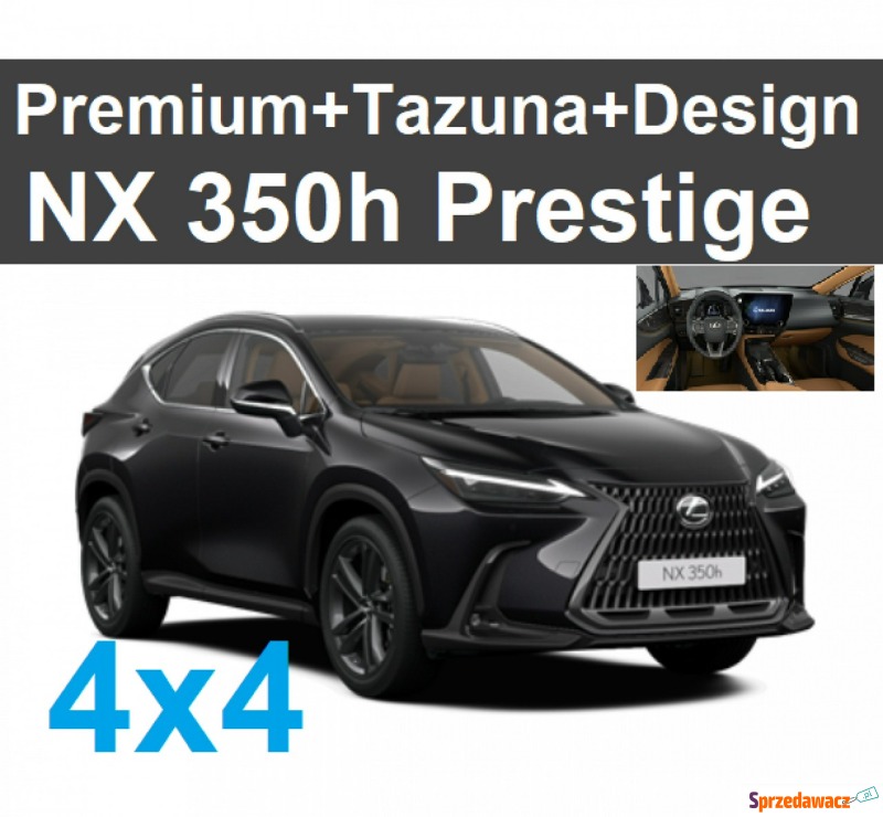 Lexus NX  SUV 2023,  2.5 hybryda - Na sprzedaż za 278 000 zł - Szczecinek