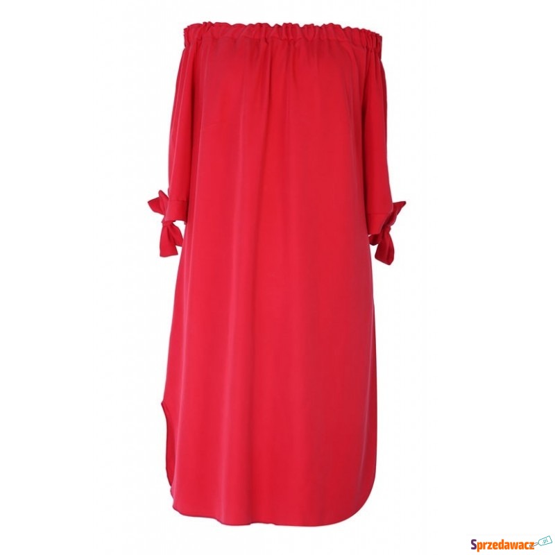 Czerwona sukienka hiszpanka - MARITA - Sukienki - Załom