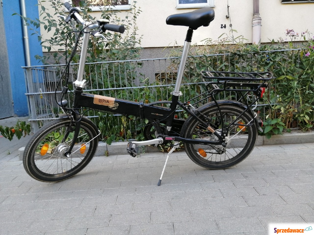 Rower elektryczny składak.