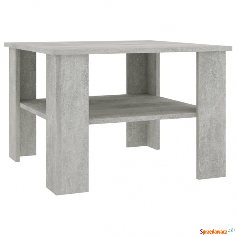 Stolik kawowy, betonowy szary, 60x60x42 cm, płyta... - Stoły, stoliki, ławy - Koszalin