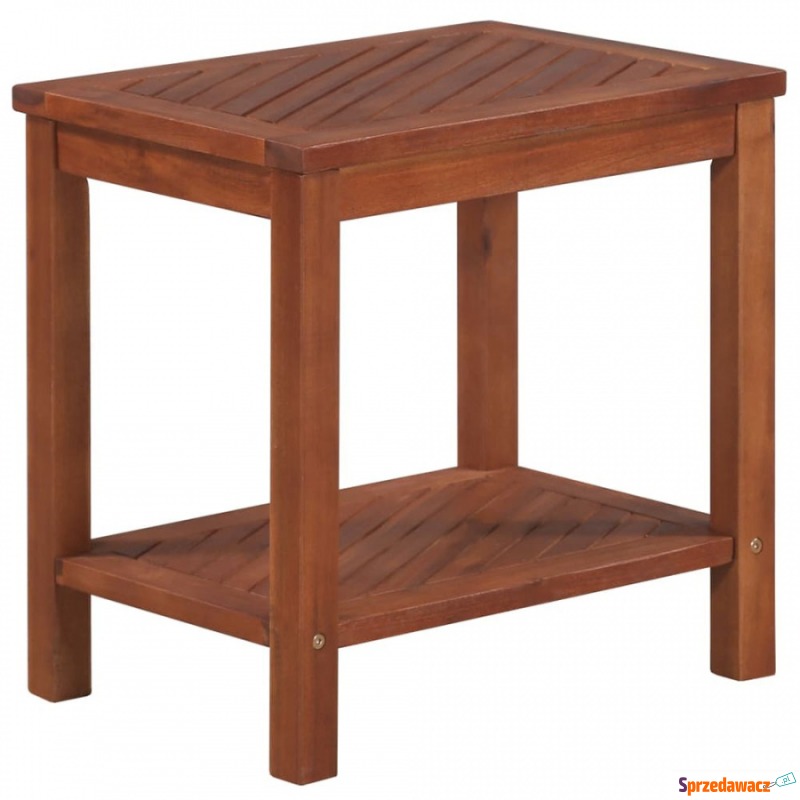 Stolik boczny z litego drewna akacjowego, 45 x... - Stoły, stoliki, ławy - Jaworzno