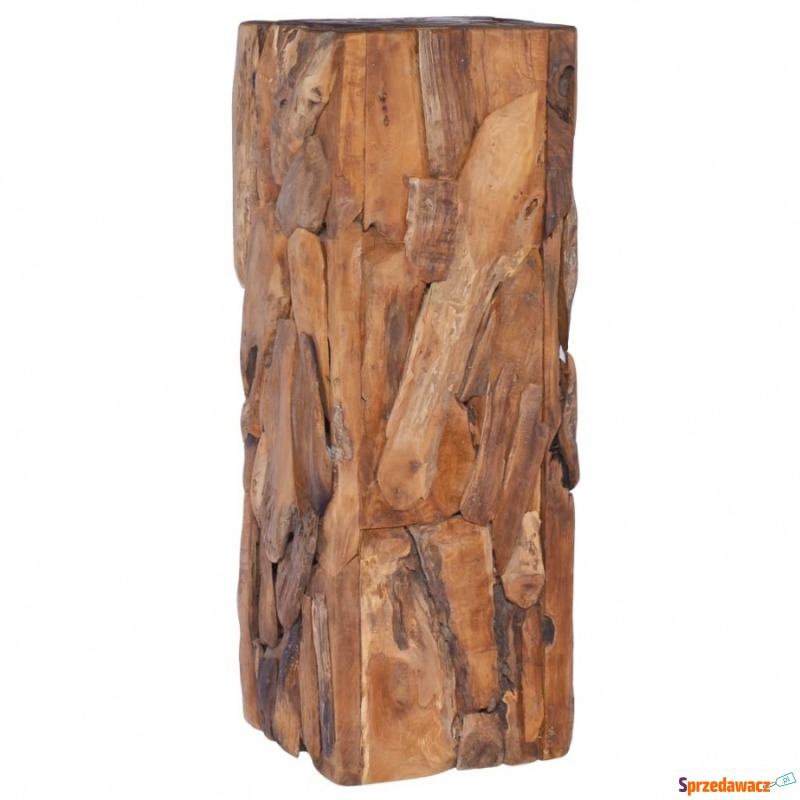 Stolik pomocniczy, 30x30x80 cm, lite drewno tekowe - Stoły, stoliki, ławy - Rzeszów