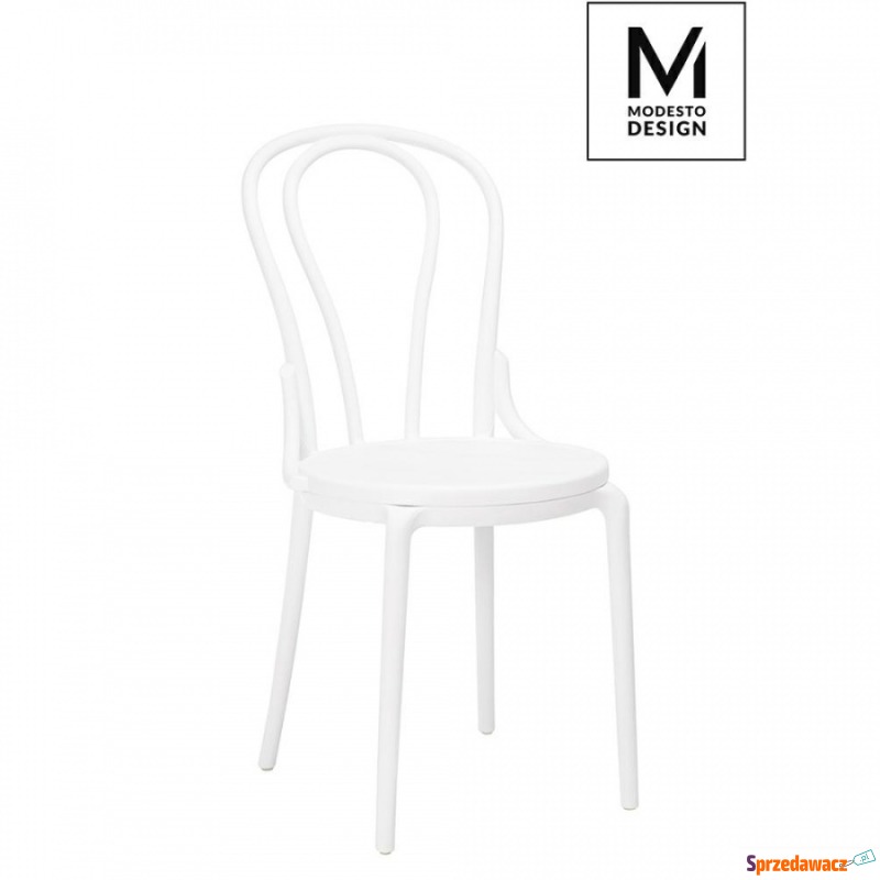 MODESTO krzesło TONI białe - polipropylen - Krzesła do salonu i jadalni - Gdańsk