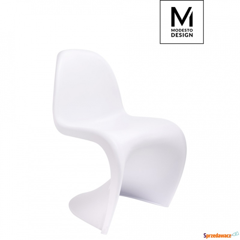 Krzesło Hover Modesto Design białe - Krzesła do salonu i jadalni - Dąbrowa Górnicza