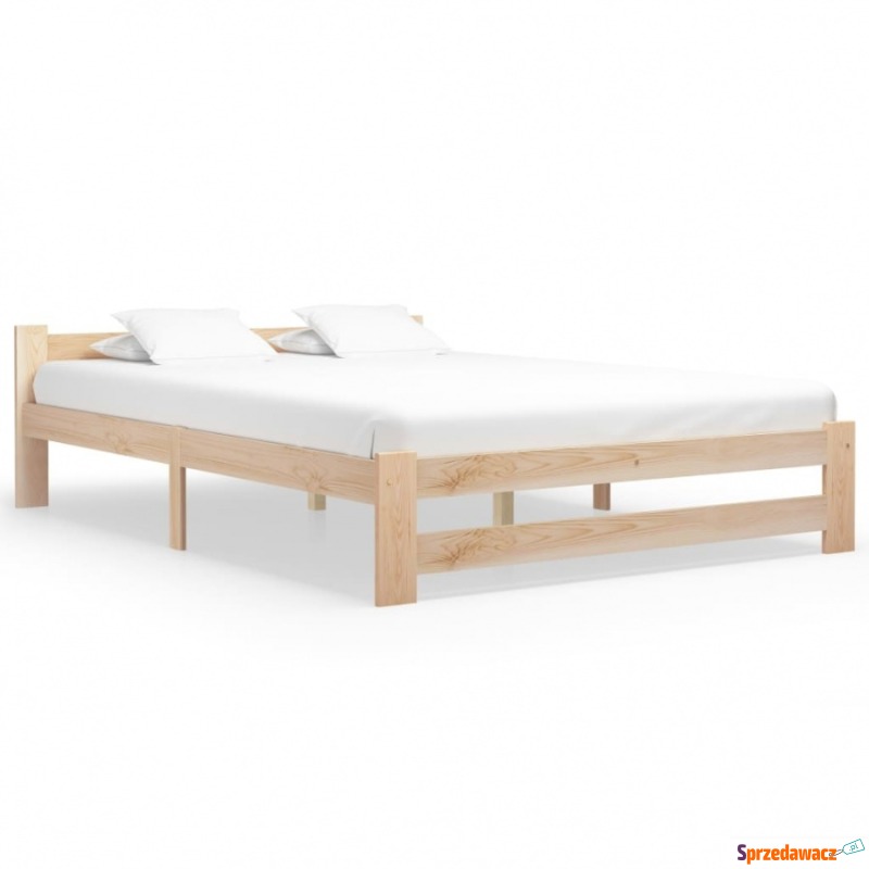 Rama łóżka, lite drewno sosnowe, 140 x 200 cm - Stelaże do łóżek - Stalowa Wola