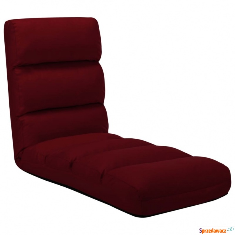 Składane krzesło podłogowe, winna czerwień, s... - Sofy, fotele, komplety... - Grudziądz