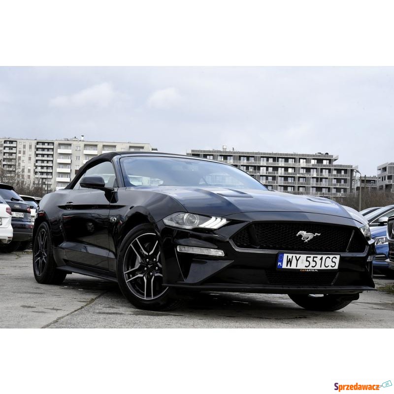 Ford Mustang  Kabriolet 2019,  5.0 benzyna - Na sprzedaż za 166 900 zł - Warszawa