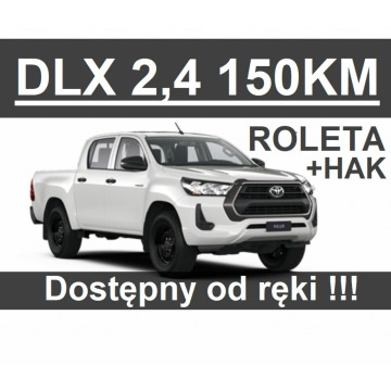 Toyota Hilux - DLX 2,4 150KM 4X4 Roleta skrzyni Hak Tempomat Dostępny od ręki 1954 zł