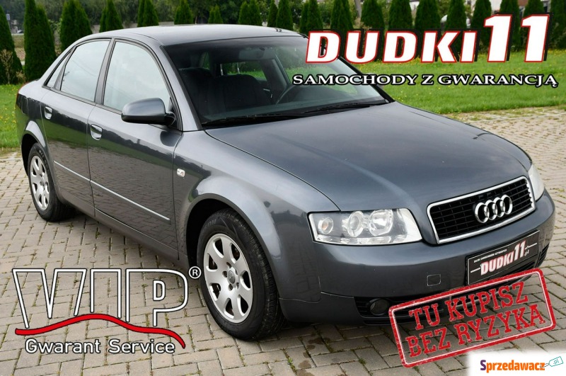 Audi A4  Sedan/Limuzyna 2002,  2.0 benzyna - Na sprzedaż za 11 900 zł - Kutno