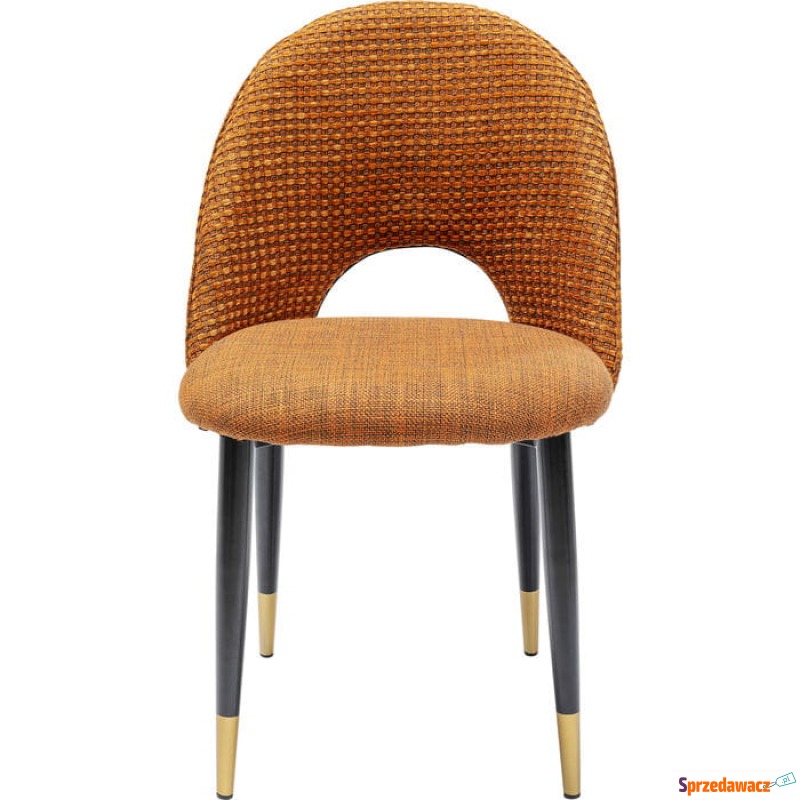 Kare Krzesło Hudson pomarańczowy - Krzesła biurowe - Kędzierzyn-Koźle