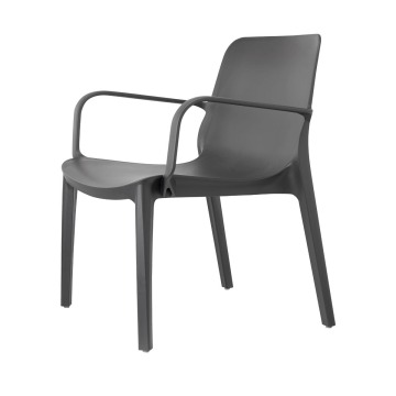Krzesło Ginevra lounge - antracyt