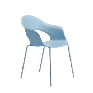 Krzesło Lady B - niebieska rama