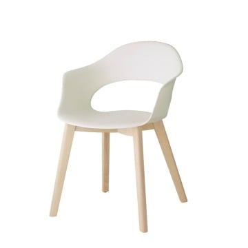 Krzesło Lady B Pop natural - drewno bielone