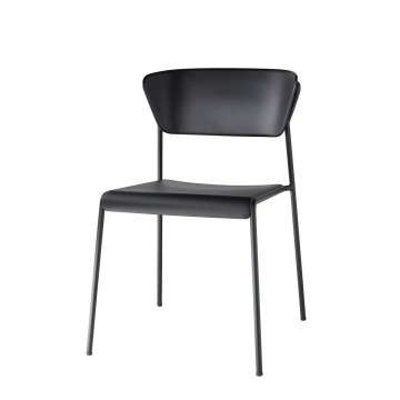 Krzesło Lisa technopolymer - czarny