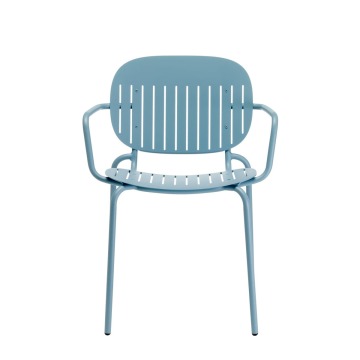 Krzesło Si-Si barcode z podłokietnikami - niebieski