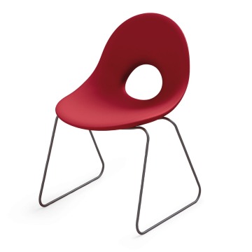Krzesło Candy Sledge czerwone - Lyxo Design