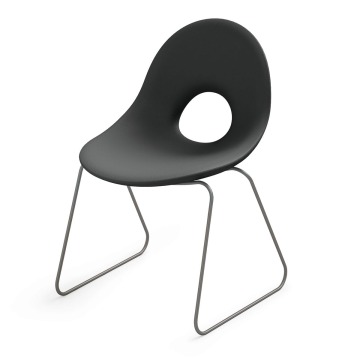Krzesło Candy Sledge antracytowe - Lyxo Design