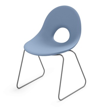 Krzesło Candy Sledge jasnoniebieskie - Lyxo Design