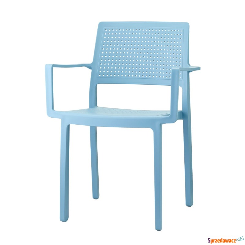 Krzesło Emi - jasny niebieski z podłokietnikami - Krzesła kuchenne - Kędzierzyn-Koźle