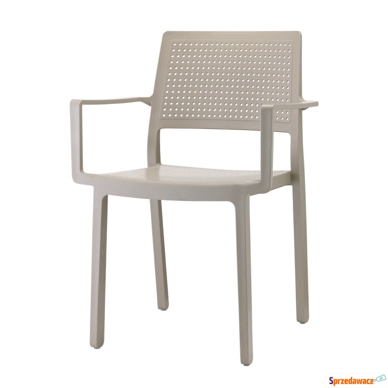 Krzesło Emi - szary z podłokietnikiem - Krzesła kuchenne - Włocławek