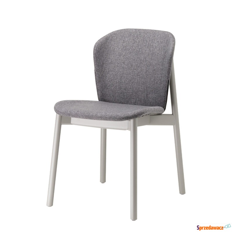 Krzesło Finn natural - rama szary mat - Krzesła kuchenne - Płock