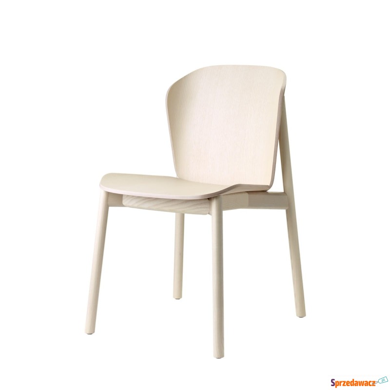 Krzesło Finn drewniane - białe - Krzesła kuchenne - Sochaczew