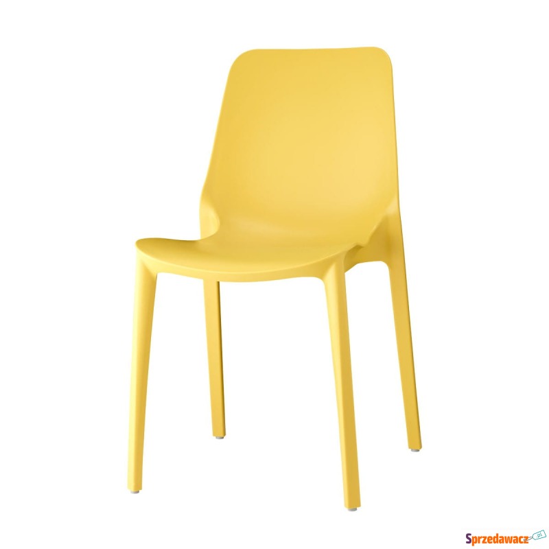 Krzesło Ginevra - żółty - Krzesła kuchenne - Płock