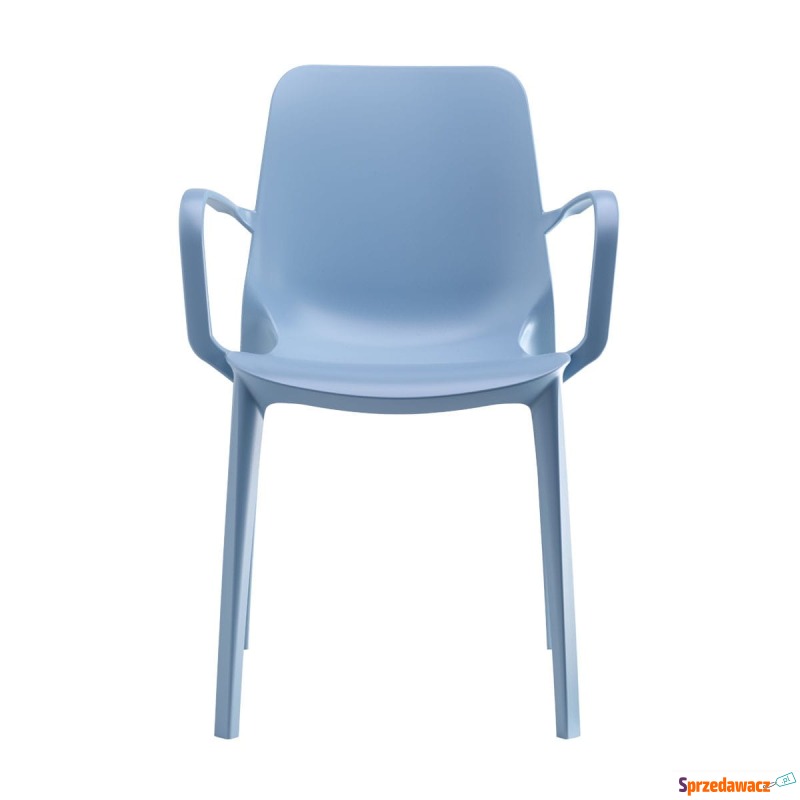 Krzesło Ginevra - jasny niebieski z podłokietnikami - Krzesła kuchenne - Lublin