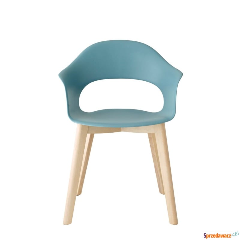 Krzesło Lady B natural - niebieski - Krzesła kuchenne - Ostrołęka