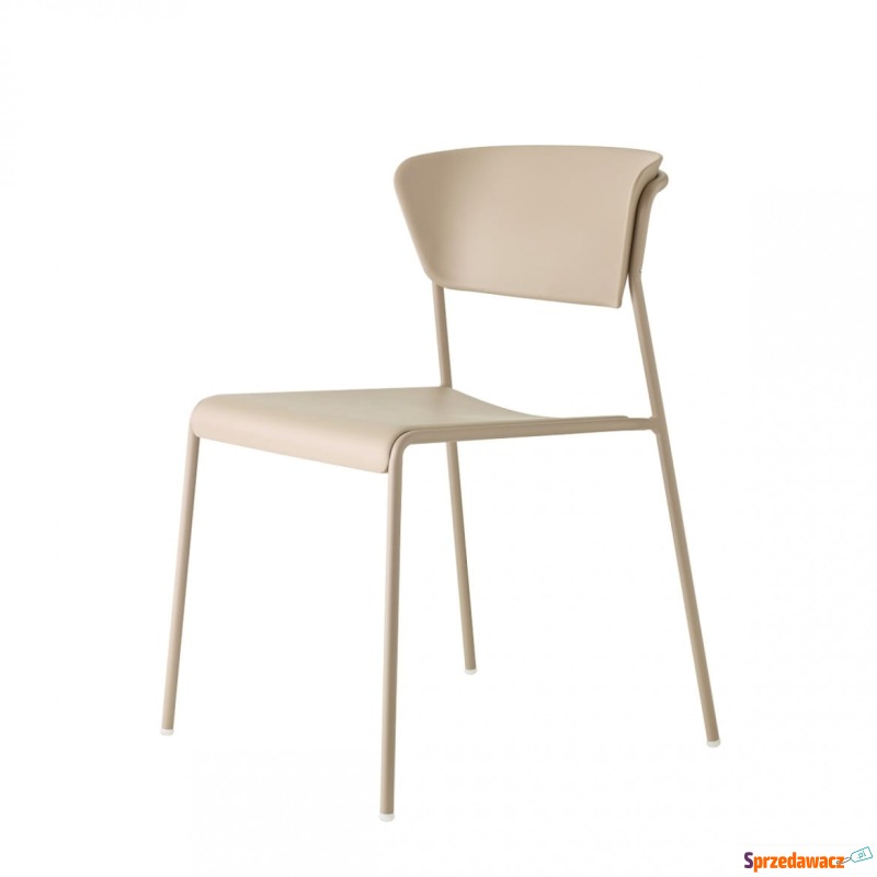 Krzesło Lisa technopolymer ekologiczne - szary - Krzesła kuchenne - Bielsko-Biała