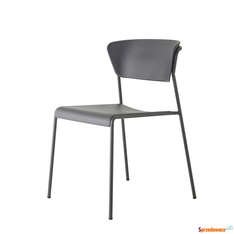 Krzesło Lisa technopolymer - antracyt - Krzesła kuchenne - Kielce