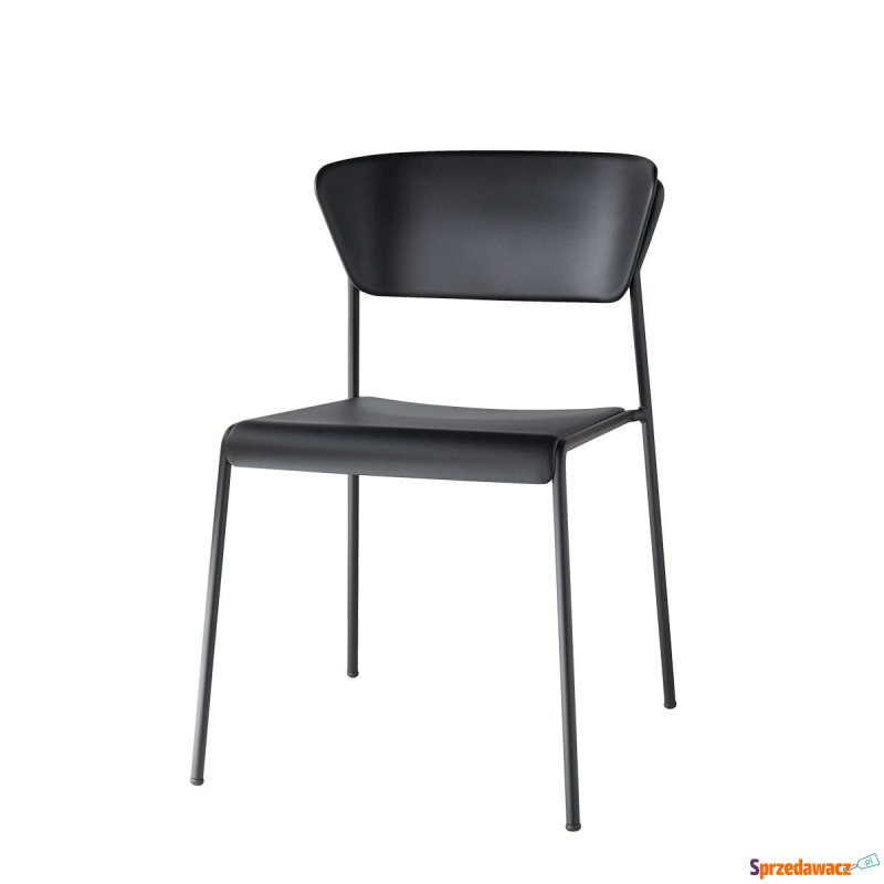 Krzesło Lisa technopolymer - czarny - Krzesła kuchenne - Słupsk