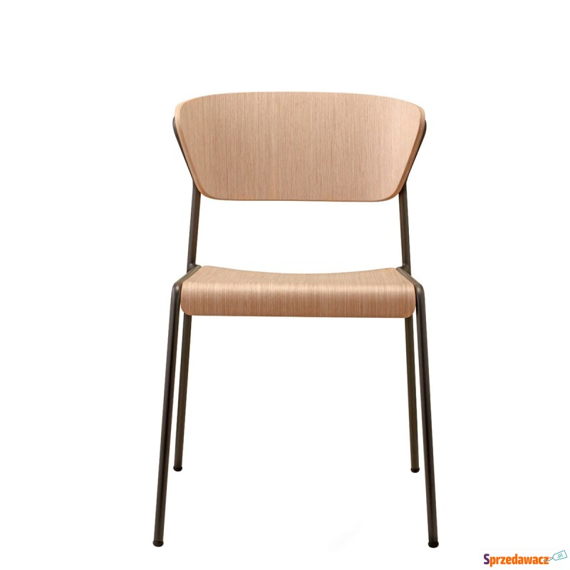 Krzesło Lisa drewniane - rama antracytowa - Krzesła kuchenne - Wałbrzych