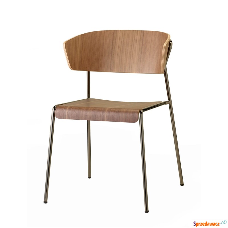 Krzesło Lisa drewniane z podłokietnikiem - rama... - Krzesła kuchenne - Gliwice