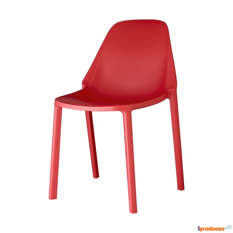 Krzesło Piu - czerwony - Krzesła kuchenne - Nowy Sącz