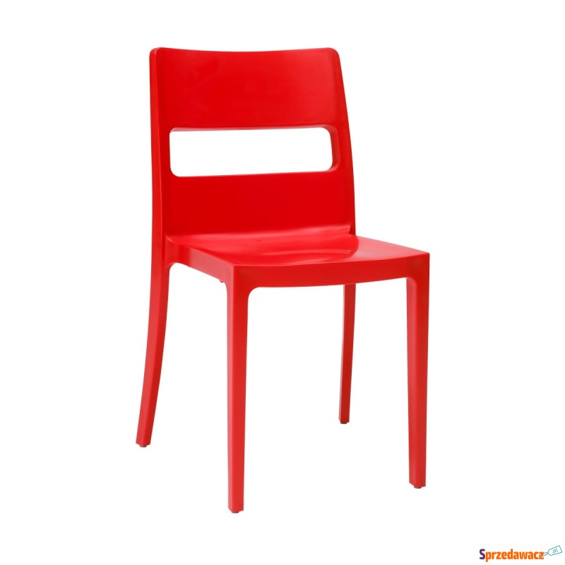 Krzesło Sai - czerwony - Krzesła kuchenne - Zielona Góra