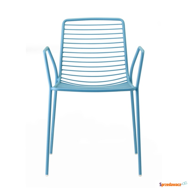 Krzesło Summer z podłokietnikami - jasny niebieski - Krzesła kuchenne - Koszalin