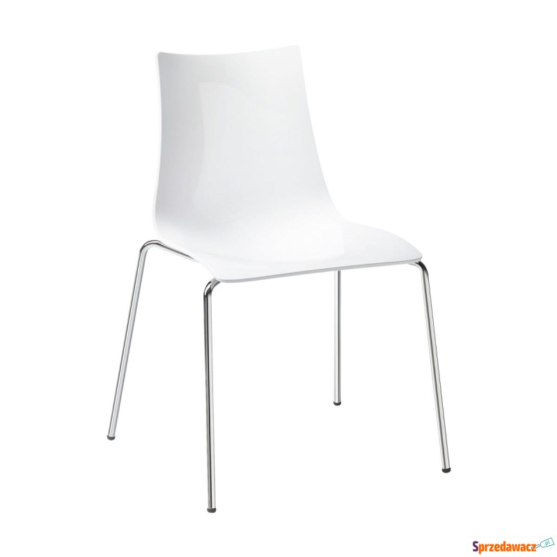 Krzesło Zebra antishock - białe - Krzesła kuchenne - Nysa