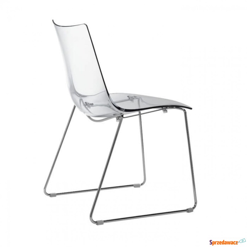 Krzesło Zebra sledge - transparentne - Krzesła kuchenne - Konin