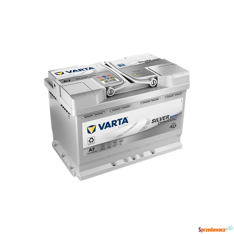 Akumulator Varta AGM Start&Stop A7 70Ah 760A... - Akumulatory - Legionowo