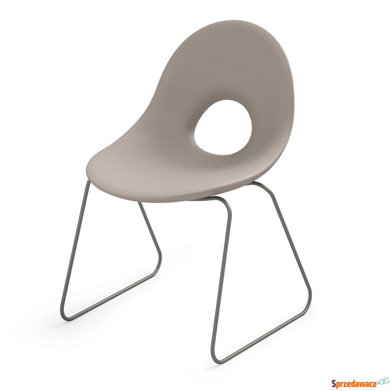 Krzesło Candy Sledge beżowe - Lyxo Design - Krzesła kuchenne - Słupsk