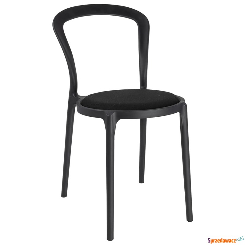 Krzesło Slim czarne - Krzesła kuchenne - Poznań
