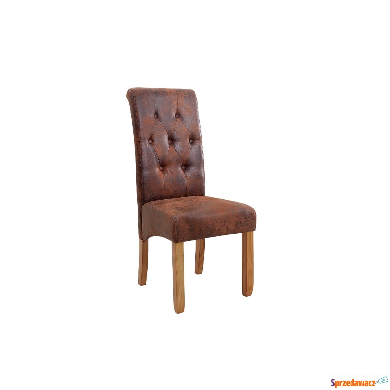 Krzesło As brązowy naturalny Invicta - Krzesła kuchenne - Gdańsk